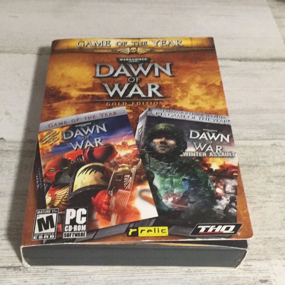 Warhamner 40000 Gold Edition Dawn of War PC CD-Rom software mature 17+